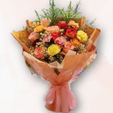 繽紛玫瑰混合花束 Colorful Mixed Rose Bouquet|大富貴花店 Rich Garden 香港花店
