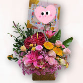 TB006 開張花籃|Opening Flower Basket|大富貴花店 Rich Garden