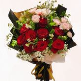 紅粉玫瑰花束 F070|Red Pink Rose Bouquet|大富貴花店 Rich Garden
