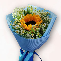 向日葵花束 F060|Sunflower Bouquet|大富貴花店 Rich Garden