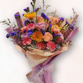 向日葵混色花束 F102|Sunflower Mixed Flower Bouquet|大富貴花店 Rich Garden