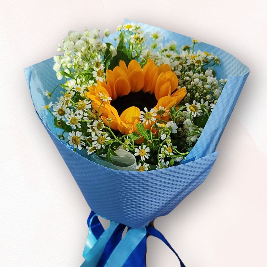 向日葵花束 F060｜Sunflower Bouquet｜大富貴花店 Rich Garden
